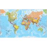 Giant World Map - Mega-Map Of The World 46 x 80 - Laminated - 2026 Updated | Maps International