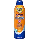 Banana Boat Sport Cool Zone SPF 50 Sunscreen Spray, 6oz | Sport Sunscreen Spray SPF 50, Clear Sunscreen Spray, Banana Boat Su