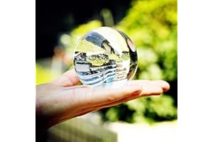 DSJUGGLING Small Size 65mm Clear Acrylic Contact Juggling Ball for Beginners & Transparent Practice Juggling Ball Great for Small Hands and Multiple Balls Contact Juggling (appx. 2.55 inch)