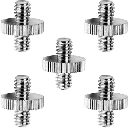 Standard 1/ 4 Zoll Male bis 1/4 Zoll Male Schraube Gewindeschraube Adapter Stativ Schraube Konverter (5 Pack)