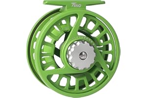 M MAXIMUMCATCH Maxcatch Tino Fly Fishing Reel, Large Arbor All Aluminum with CNC Cutting Trout Fly Reels, 3/4 5/6 7/8wt