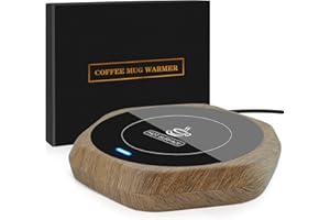 Coffee Mug Warmer with Auto Shut Off Gravity-Induction Electric Smart Cup Warmer for Desk, Waterproof Beverage Plate for Heat
