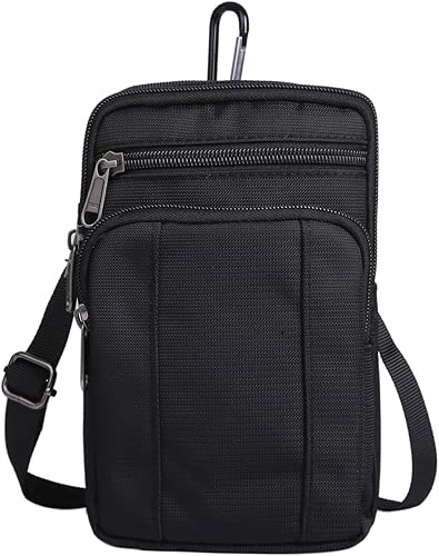 Amazon Global Box 防水 ベルトポーチ スマホポーチ メンズ カラビナ ショルダーストラップ Iphone11 Pro Max 対応 cm ブラック Global Box グローバル ボックス ポーチ