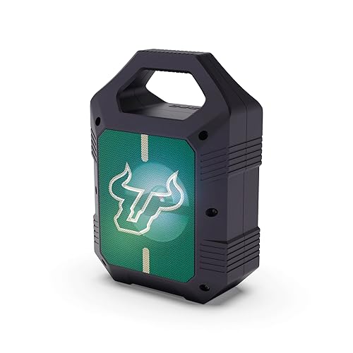 SOAR NCAA ShockBox XL LED Wireless Bluetooth Speaker, South Florida Bulls