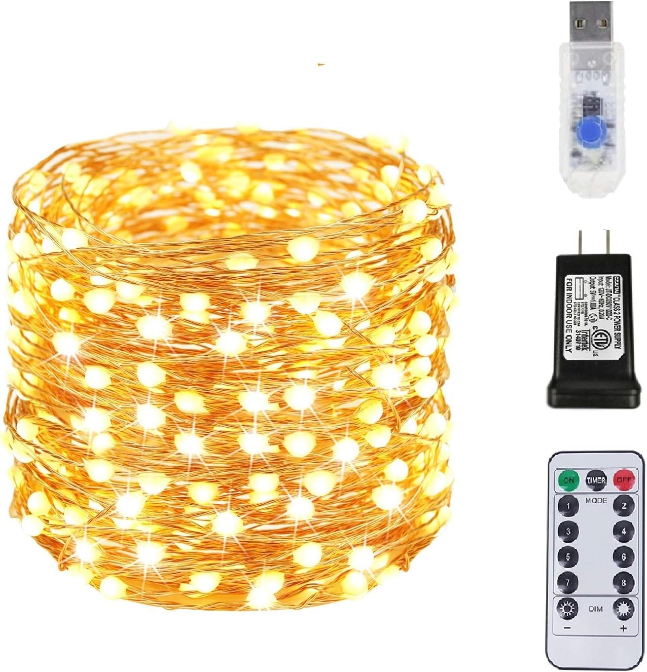 Upgraded Super Bright Christmas String Lights Indoor