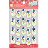 Wilton Icing Decorations 25/Pkg-Snowman Dot Matrix