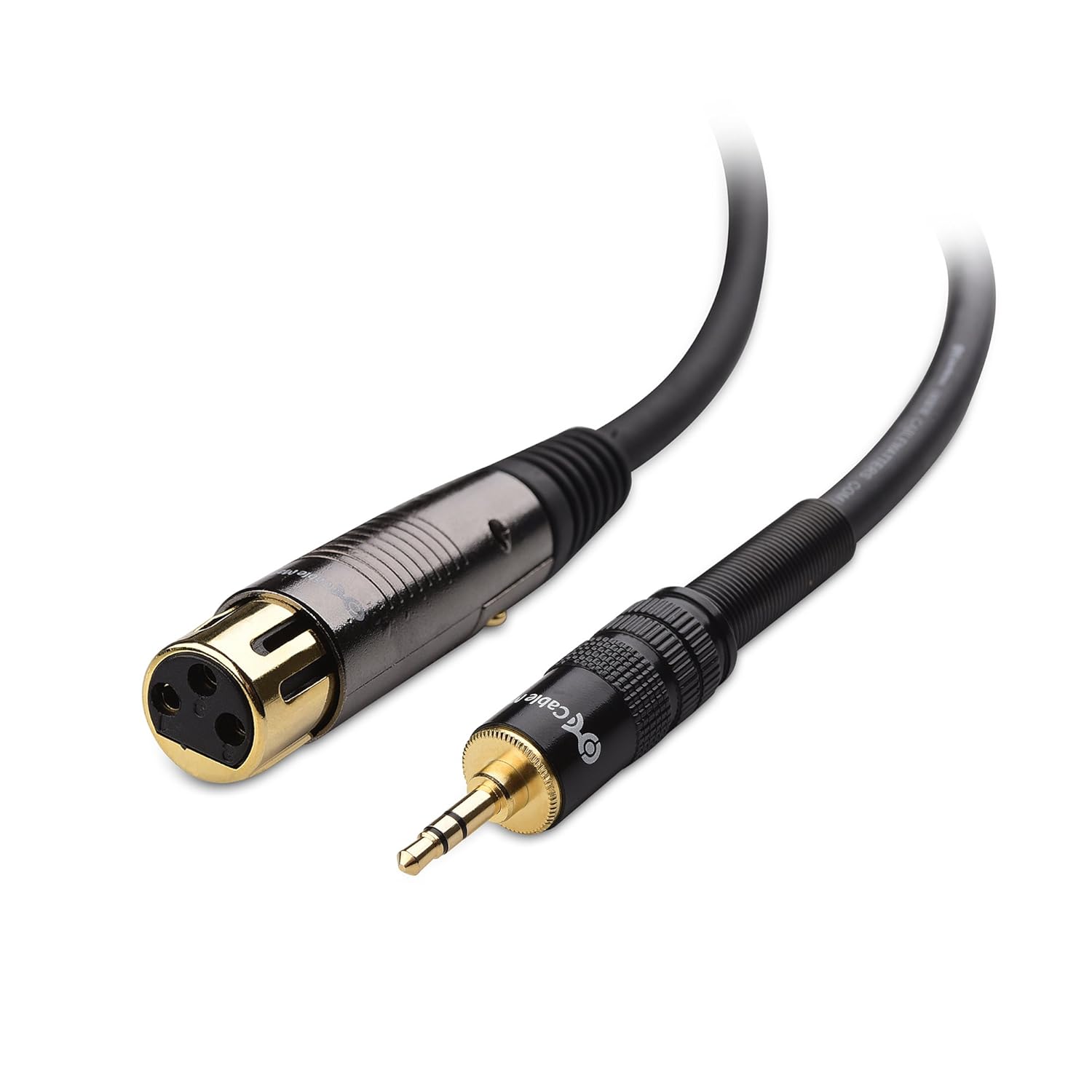 Cable Matters Unbalanced XLR to 3.5mm Female to Male Mono Microphone