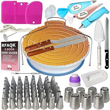 Amazon.de: 124-stück Kuchen Dekorieren Set, Kuchen Zubehör Set, mit