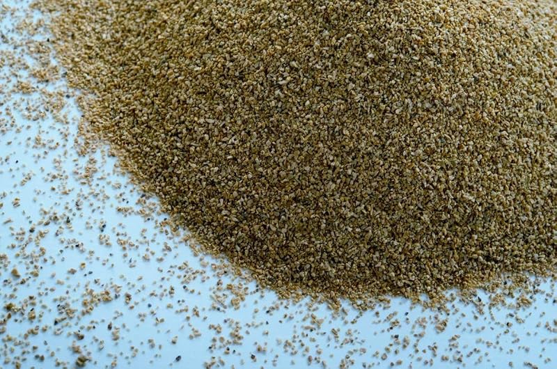 mascota products Walnut Shell Grit Blast Media 1-2MM 8/16 Mesh 1kg Sand Blasting