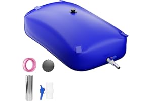 ZXZYHFTY Large Capacity Water Storage Bladder Containers, Bladder Tank for Drought Resistance, Fire Prevention, Emergency Water, Agricultural Irrigation Outdoor (110L/29Gal, Blue)