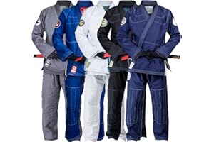 Gold BJJ Aeroweave Jiu Jitsu Gi - Ultra Lightweight BJJ Gi - Preshrunk Brazilian Jiu Jitsu Uniform for Men