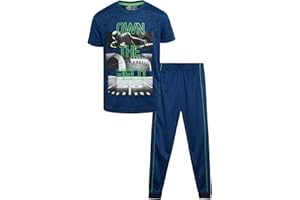 Pro Athlete Boys' Active Pants Set - 2 Piece Performance T-Shirt and Tricot Jogger Sweatpants - Sports Outfit for Boys (8-16)