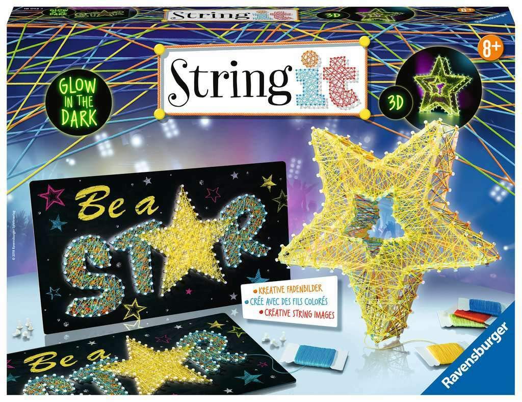 Ravensburger 18052 - String it Maxi: Be a Star