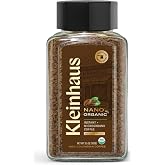 Kleinhaus Organic Medium Roast Nano Instant Coffee + Microground | 100% Colombian Arabica Coffee | Freeze dried | Fresh Brewed Taste