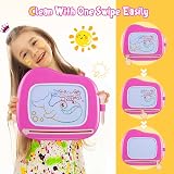 Smasiagon Magnetic Drawing Pad Toddler Doodle Board 8.9in Rose view 4