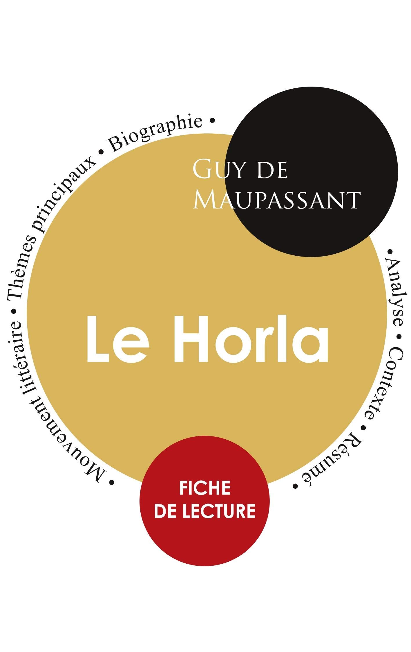 Fiche De Lecture Le Horla Etude Integrale Paideia Education French Edition Maupassant Guy De 9782759304523 Amazon Com Books