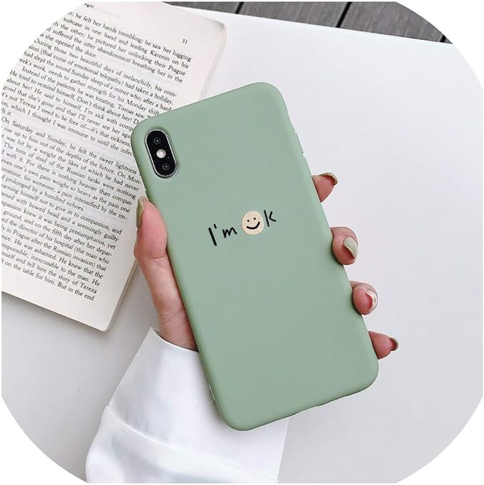Amazon キャンディーカラー電話ケースiphone Xs Xsmax Xrケースかわいい漫画文字電話ケースiphone 6 6 S 7 8パルス ソフトシリコンカバー For Iphone 7 A 家電 カメラ オンライン通販