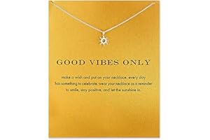 Baydurcan Friendship Anchor Compass Necklace Good Luck Elephant Pendant Chain Necklace with Message Card Gift Card
