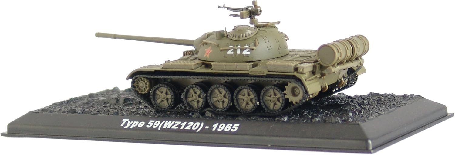 Amazon Com Type59 Wz1 1965 Diecast 1 72 Tank Model Amercom Bg 18 Toys Games