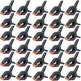 Spring Clamps,30 Pack 3.5in Professional Plastic Heavy Duty Spring Clips for Crafts, Backdrop Clips Clamps for Backdrop Stand