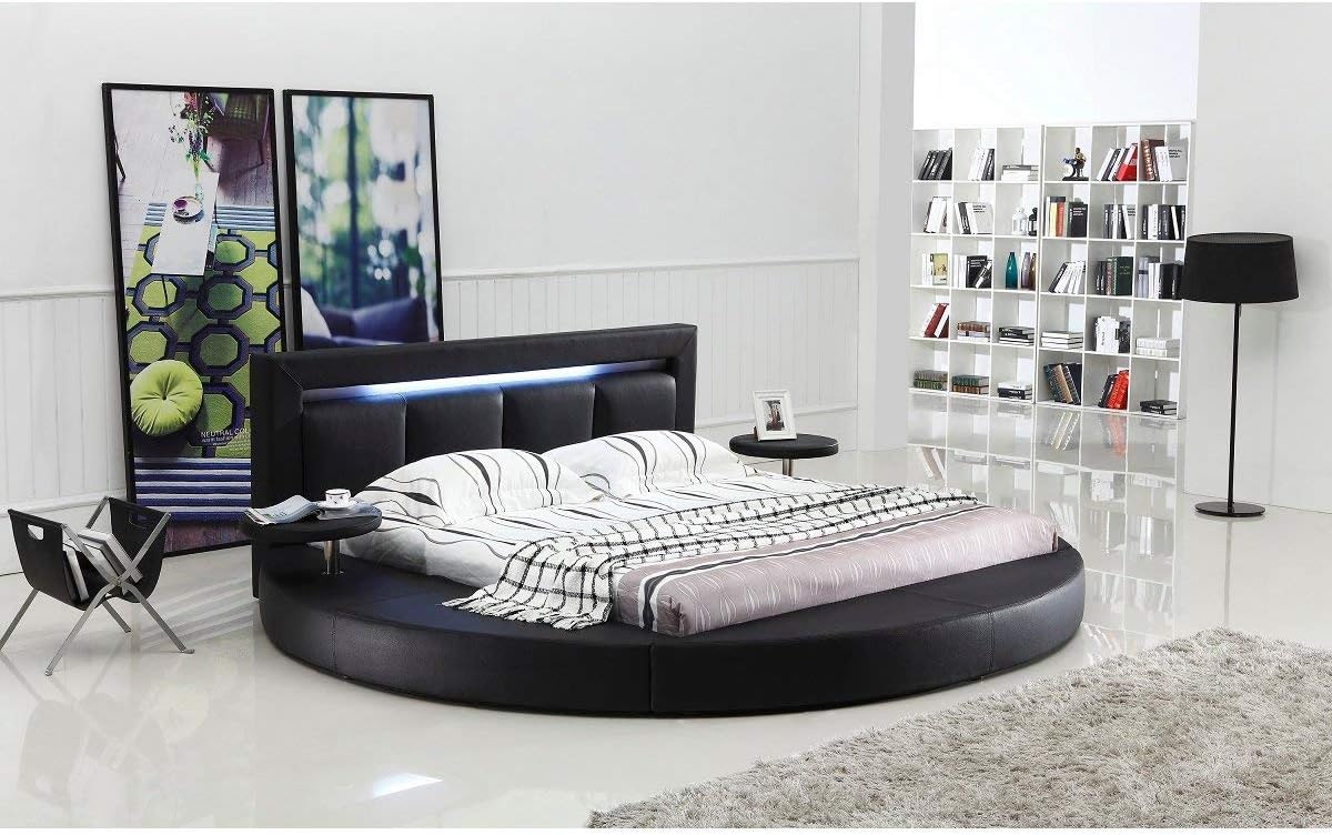 Oslo Round Bed Queen Size (White). Amazon.co.uk Kitchen & Home