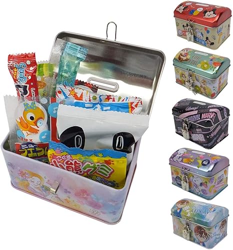 Amazon Co Jp タカラバコ Canbank お菓子詰め合わせセット Koashi 521 6 2 ラプンツェル タカラバコ 鍵付き 貯金箱 宝箱型 クラックス 収納 ブリキ キャラクター インテリア ギフト プレゼント ホーム キッチン