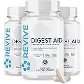 Revive MD Digest Aid, Digestive Support Supplement for Men & Women - Comprehensive Digestive Enzyme Blend with Probiotics & Prebiotics for Gut Health & Healthy Digestion (270 Servings)