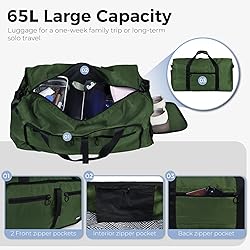 Fmeida 65L Duffle Bag with Shoes