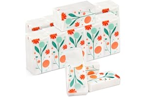 Travel Tissues - Pocket Tissues 15PCS Paper Packs Bulk Paper Travel Size 10 Count 3-Ply Pocket For Facial, Wedding, Party Fav