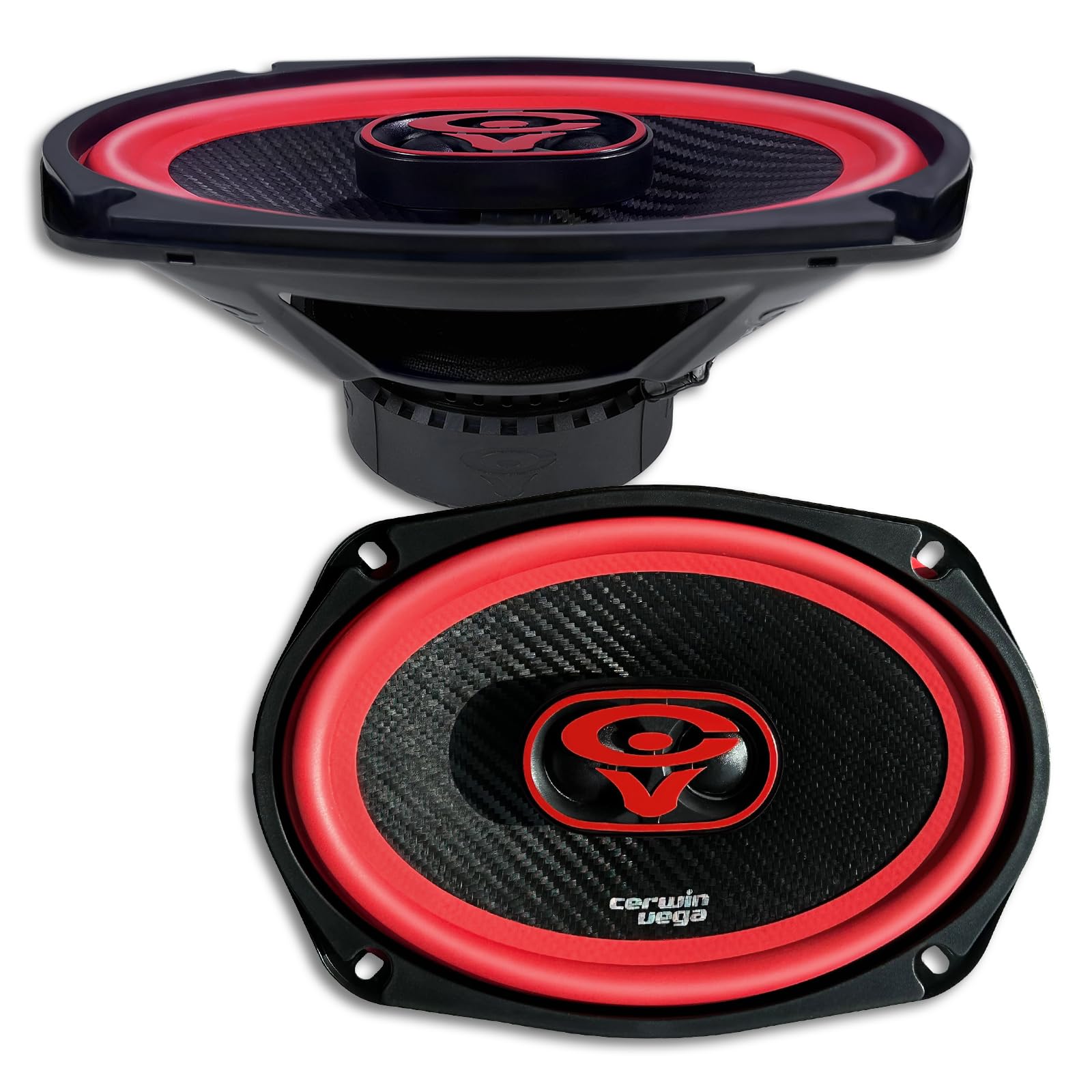 CERWIN-VEGA! "2025 Edition V693 – 6X9”3-Way Full Range Premium Quality Coaxial Car Audio Speakers, 420W Max Power - Sold in Pairs Image