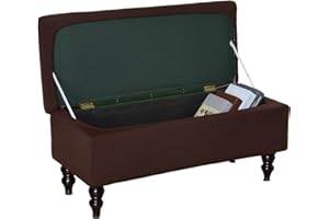 FUANGUI Ottoman Cover Stretch Storage Ottoman Bench Slipcover Printed Folding Storage Bench Ottoman Cover Footrest Stool Slipcover Footstool Protector Cover with Elastic Bottom, Large