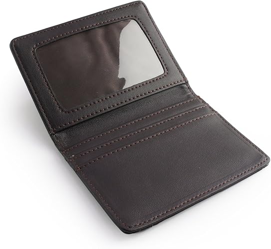 Amazon イーモノ E Mono 本革 メンズ パスケース 定期入れ 三面 二つ折り Icカード 2枚 3枚 Idカード ブラウン バッグ スーツケース