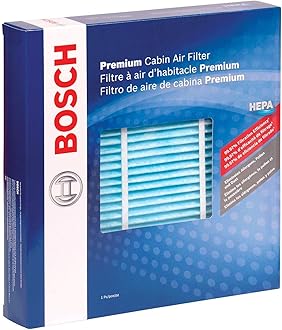 BOSCH 6078C HEPA Cabin Air Filter - Compatible with Select Nissan Cube, Juke, LEAF, Sentra
