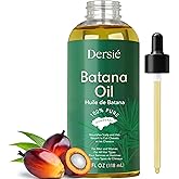 Dersie Batana Oil with Dropper: Organic Batana Oil from Honduras - 100% Pure & Natural (4 fl oz)