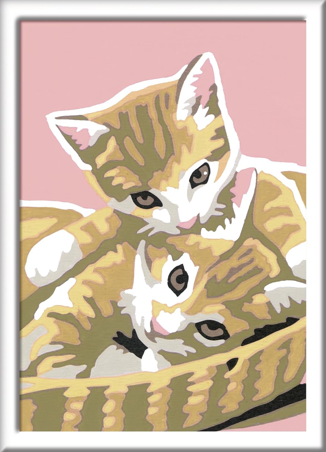 Ravensburger 296866 "Kittens Painting By Numbers Set, White, Mittel - Image 3