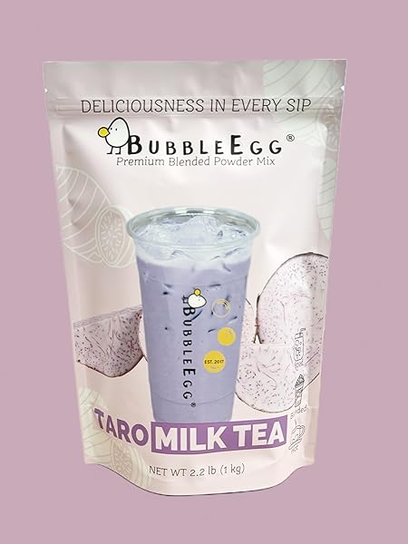 BUBBLE EGG & TEA/TARO MILK TEA POWDER| 2.2 POUND