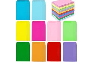 Yharnamite 200 Pcs Coin Envelopes, 2.36x3.9inch Mini Envelopes, Cash Envelopes, Small Envelopes, Seed Envelopes, Kraft Paper 