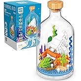 OLTLYUNH Creative Fish Toy Building Set,Adult Mini Animal Friend Set,Party Favors Gift for Friends,Animal Lover Office Home Decor Building Block,New Year Easter Birthday Gift for Family(Hermit Crab)