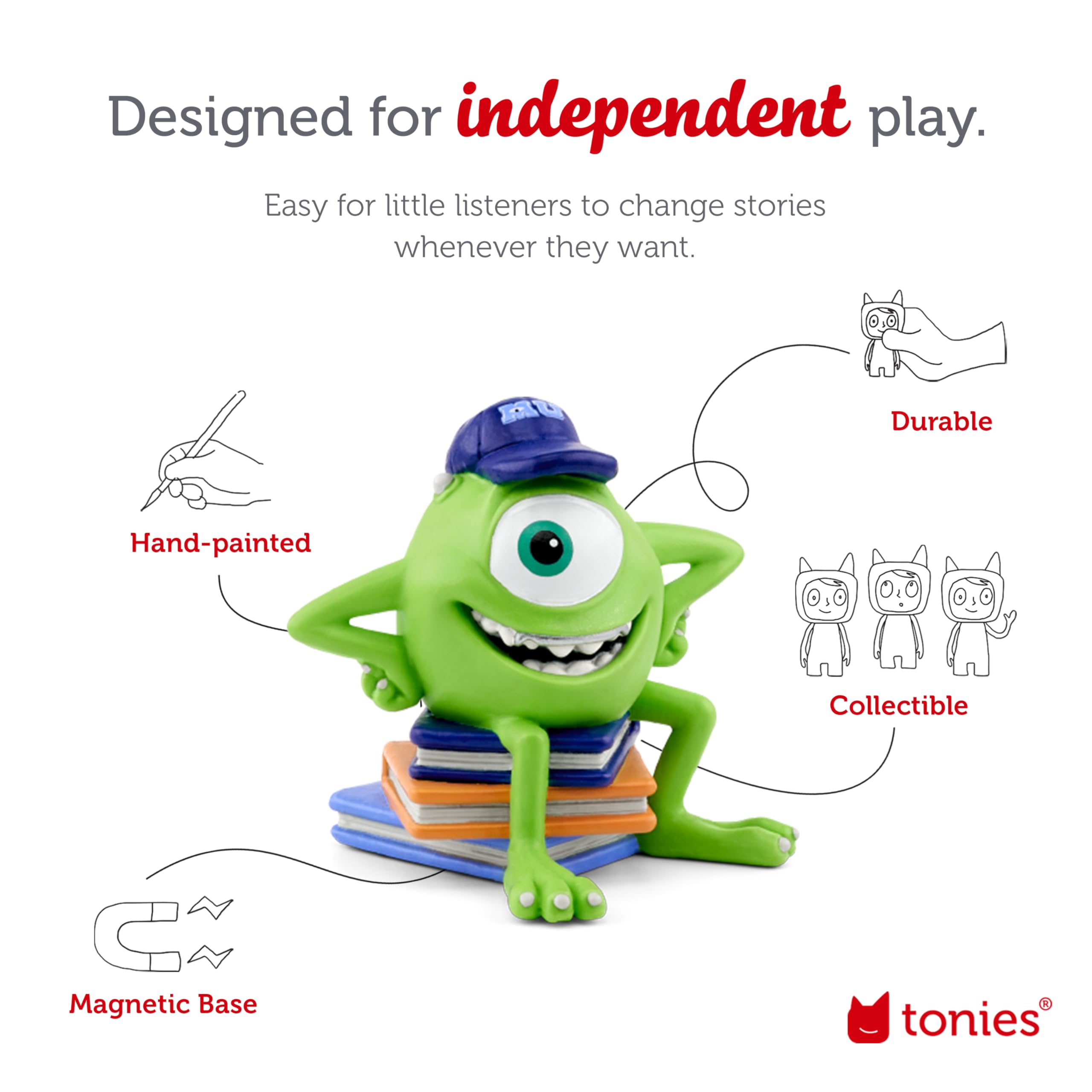 Tonies Mike Wazowski Audio Toy Figurine from Disney & Pixar's Monsters University