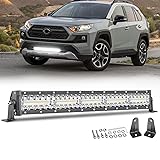 LTEODCHEW 20 Inch LED Light Bar, 450W Triple Row