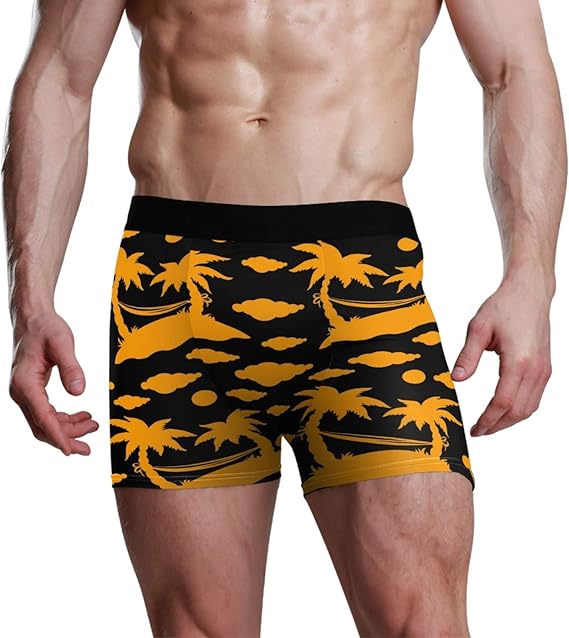 Boxer Briefs for Men,Boxer Briefs Seamless Pattern With