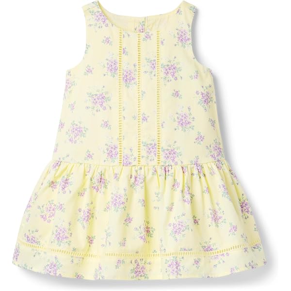 Robe Jaune Florale Janie And Jack Taille 2T - Occasion Like New, Pour Petite Fille