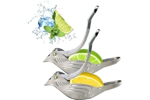OGWSRK Elegant Bird shaped Stainless Steel Manual Lemon Juicer and Lime Extruder, Manual Lemon Juicer, Stainless Steel Fruit Juicer Portable Lemon Citrus Bird Lemon Juicer Kitchen Gadget Manual Lemon