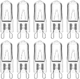 SCNNC G9 Halogen Bulbs 230V 28W Dimmable 370LM 2700K 360° 10 Pack