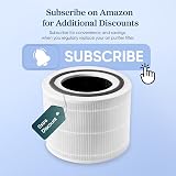 Levoit Core 300 Replacement Filter 3-in-1 Core 300-RF True HEPA Activated Carbon view 8