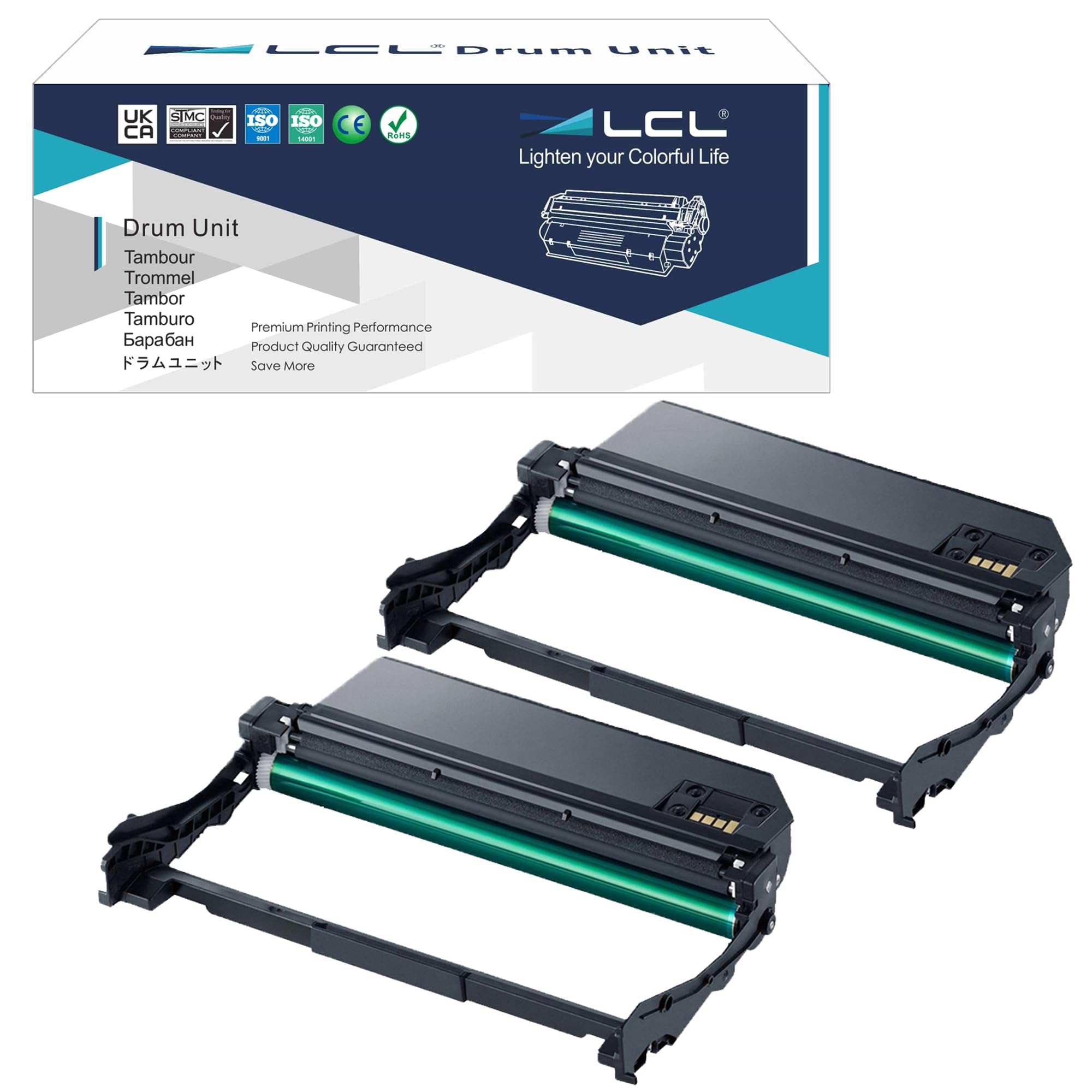LCL MLT-R116 Imaging Unit for Samsung MLT-R116 Drum Compatible with Xpress M2675FN M2625 M2625D M2885FW M2825DW M2825ND M2835DW M2875FD M2875FW SL-M2825ND SL-M2835DW, High Yield 9000 Pages (2PK)