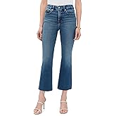 Good American Women's Soft Tech Good Legs Cropped Mini Boot Jeans