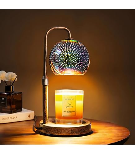 Huga Collective Curva Candle Warmer Lamp (Tangerine Orange