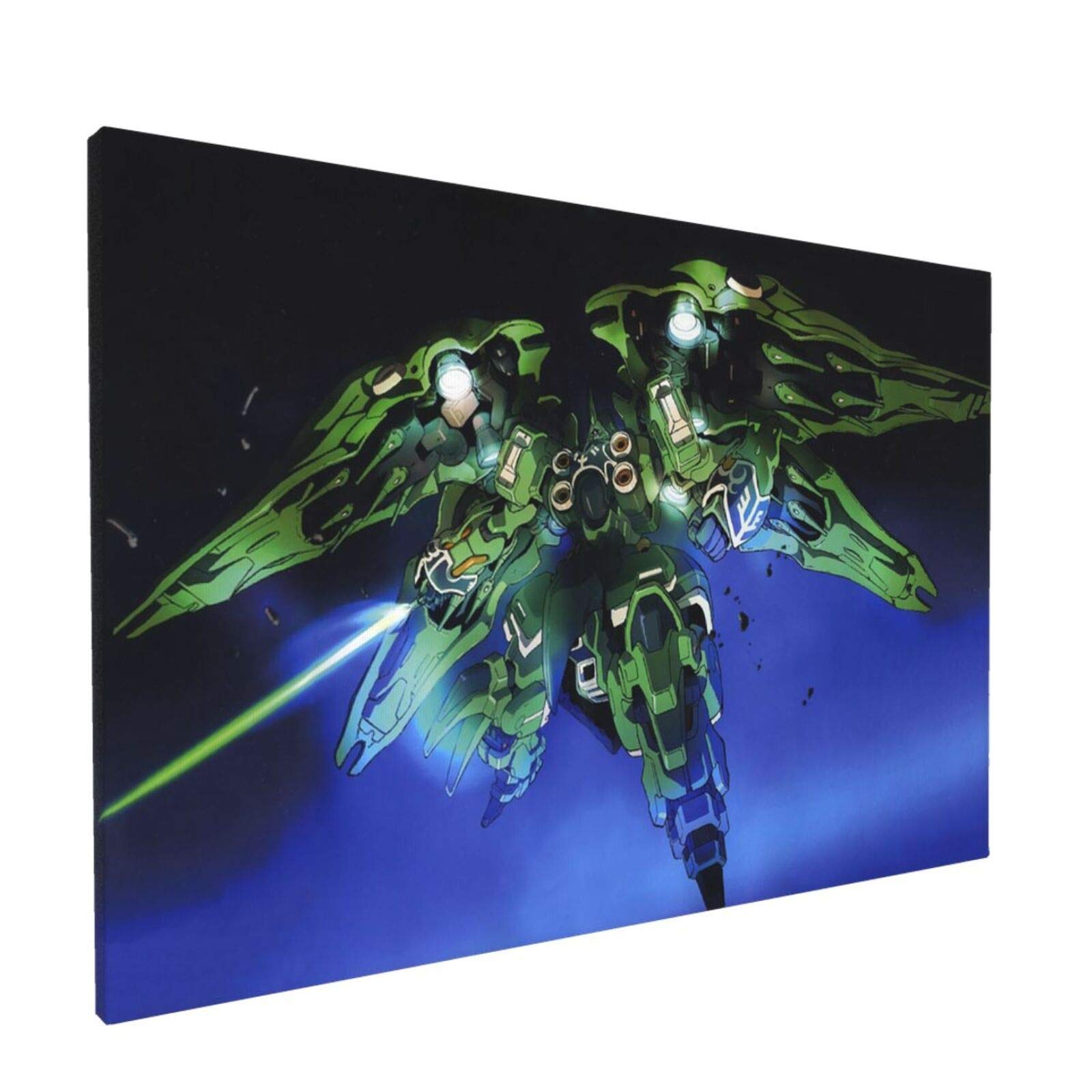 Nz-666 Kshatriya Gundam Mech Canvas Wall Art Tasteless 3d Painting Decoration Easy To Hang For Bedro