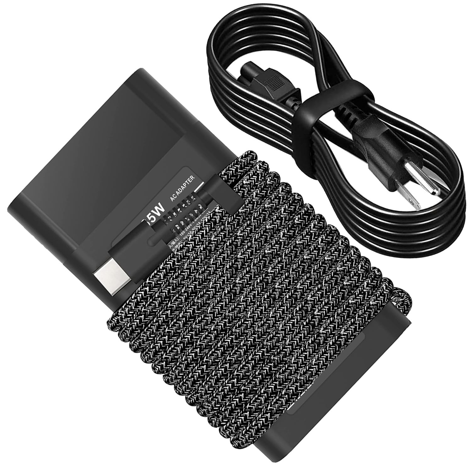 New Slim for 65W USB C for HP Laptop Charger for HP